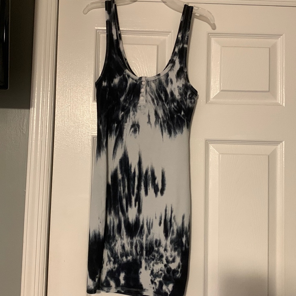 Zara tie dye tank dress